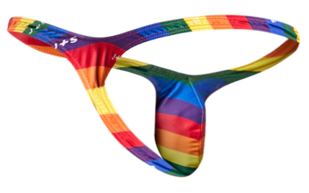 Justin + Simon Bulge Thongs - Pride Flag