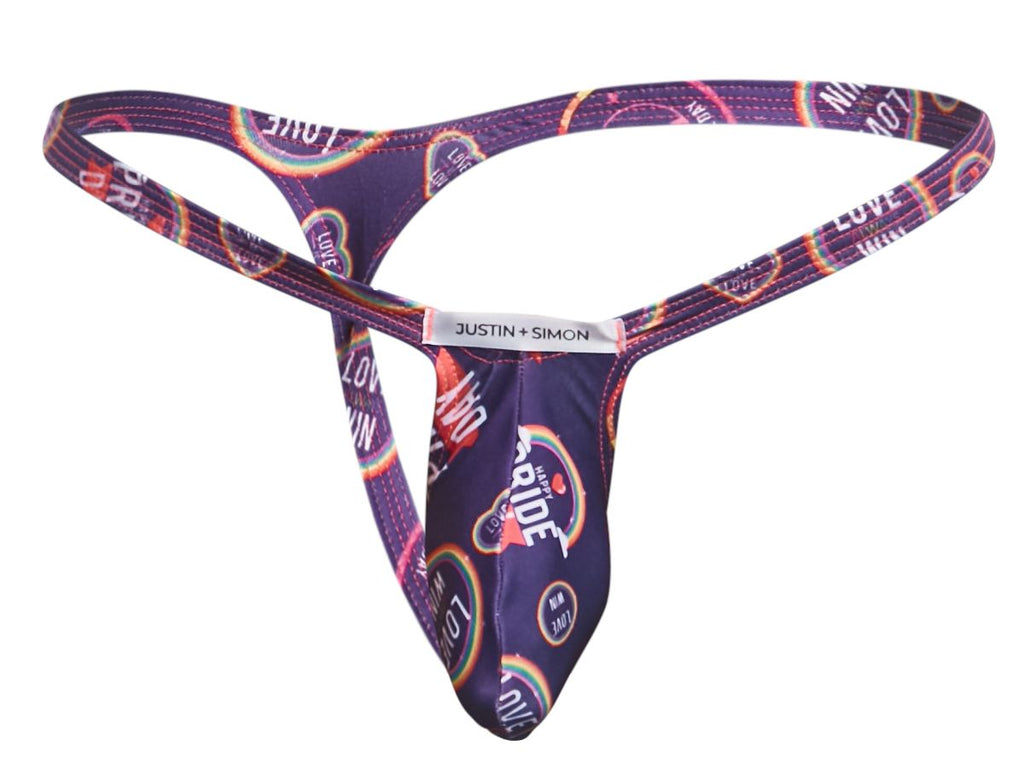 Justin + Simon Bulge Thongs - Pride