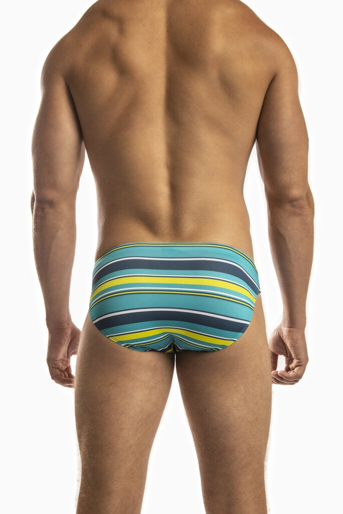 Multi Stripe Low Rise 1" Swimsuit