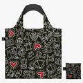 KEITH HARING Black Pattern Recycled Bag by LOQI