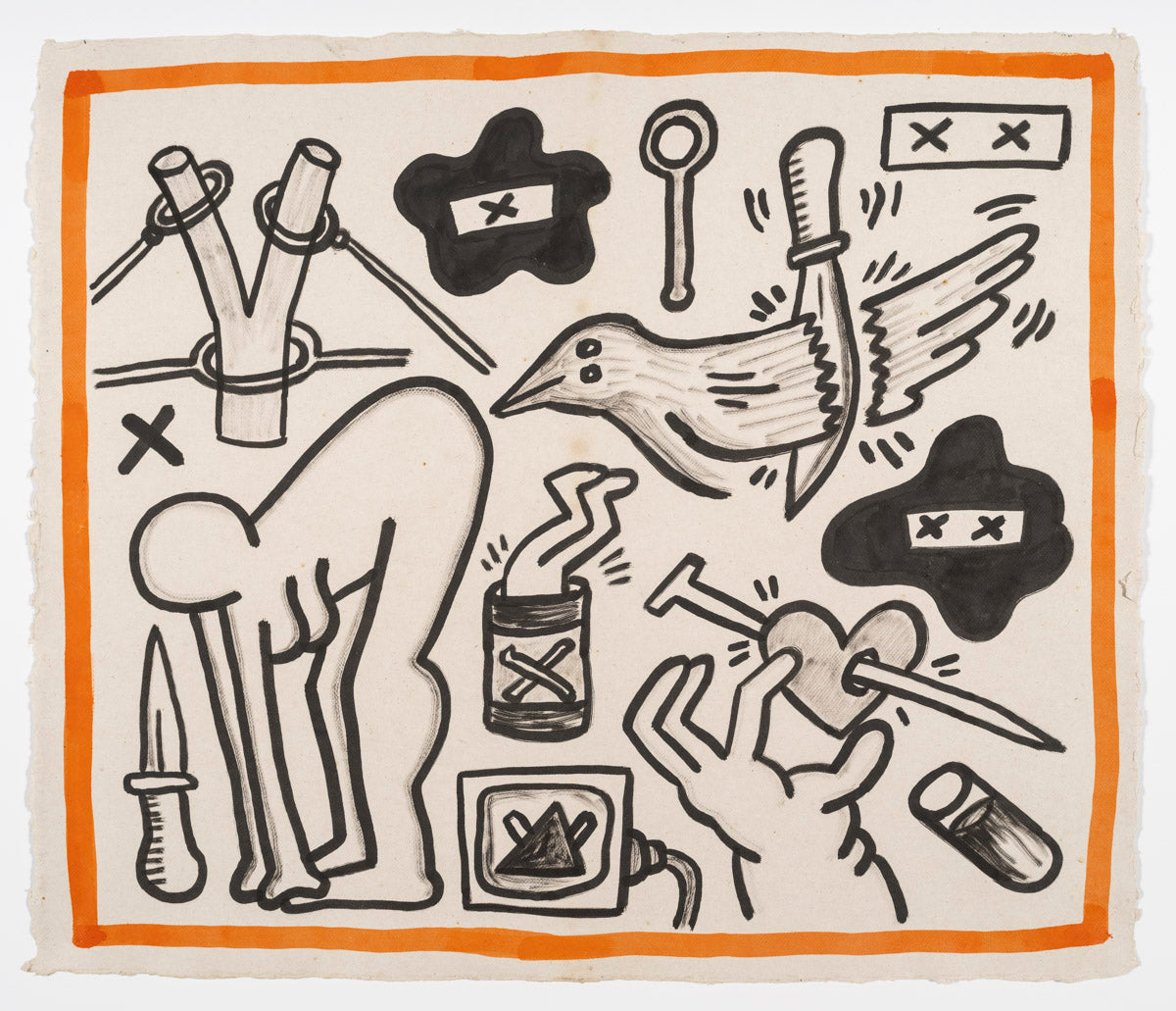 KEITH HARING @ BARBARA GLADSTONE EXHIBITION CATALOGUE
