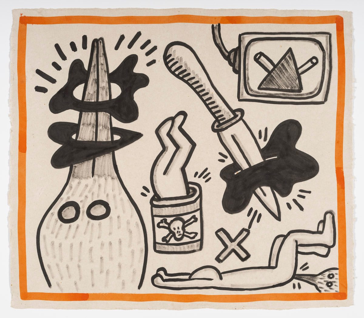 KEITH HARING @ BARBARA GLADSTONE EXHIBITION CATALOGUE