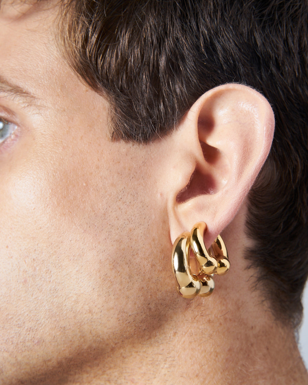 KISKA LAB MINI ALBERT GOLD EARRING