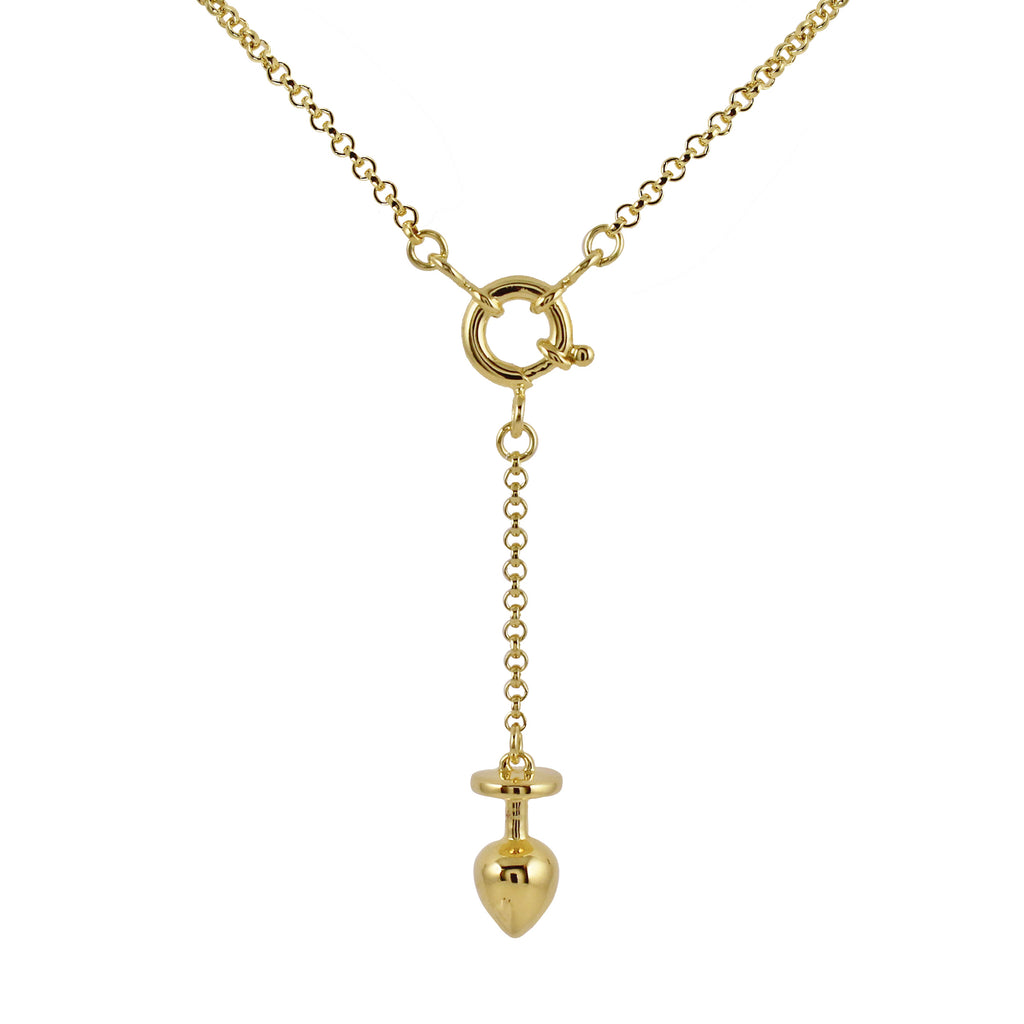 KISKA LAB MINI PLUG GOLD NECKLACE