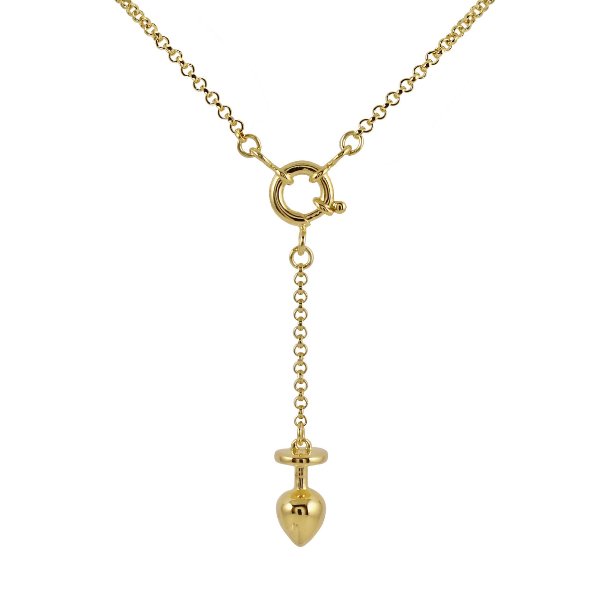 KISKA LAB MINI PLUG GOLD NECKLACE