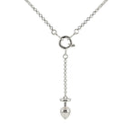 KISKA LAB MINI PLUG PLATINUM NECKLACE