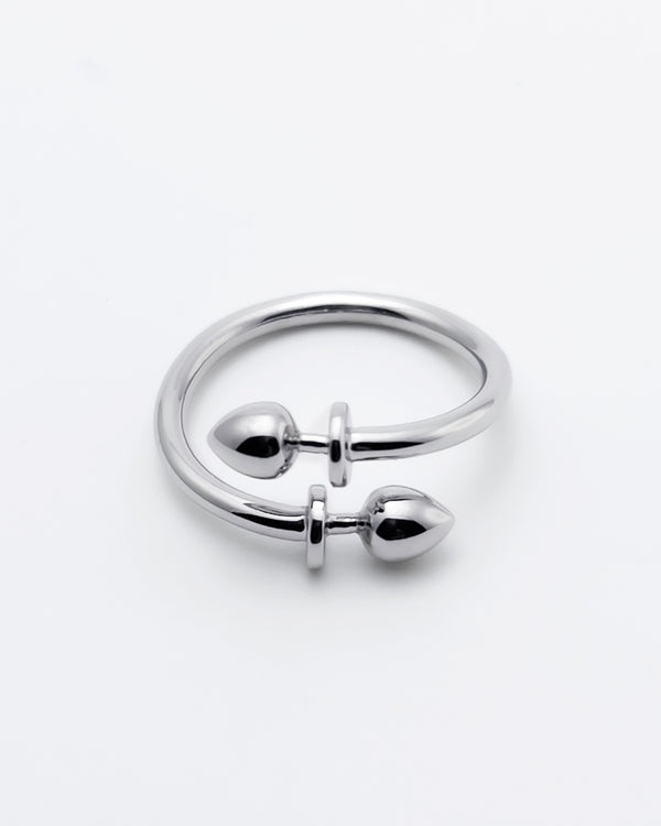 KISKA LAB MINI PLUG PLATINUM RING