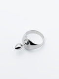 KISKA LAB MINI PLUG SIGNET PLATINUM RING