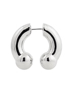 KISKA LAB PRINCE ALBERT PLATINUM EARRING