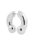 KISKA LAB PRINCE ALBERT PLATINUM EARRING