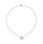 KISKA LAB PRINCE ALBERT PLATINUM NECKLACE