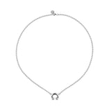 KISKA LAB PRINCE ALBERT PLATINUM NECKLACE