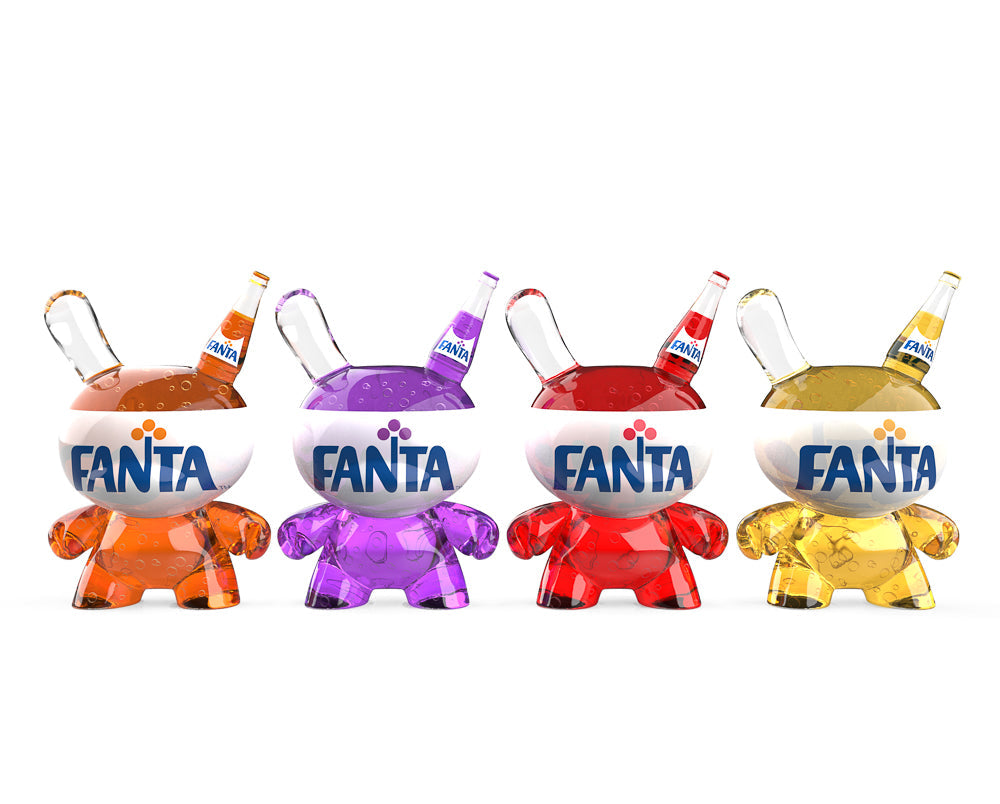 FANTA 3' RESIN DUNNY ART FIGURE 4-PACK