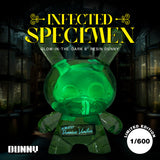 INFECTED SPECIMEN DUNNY 8IN GLOW-IN-THE-DARK RESIN ART FIGURE