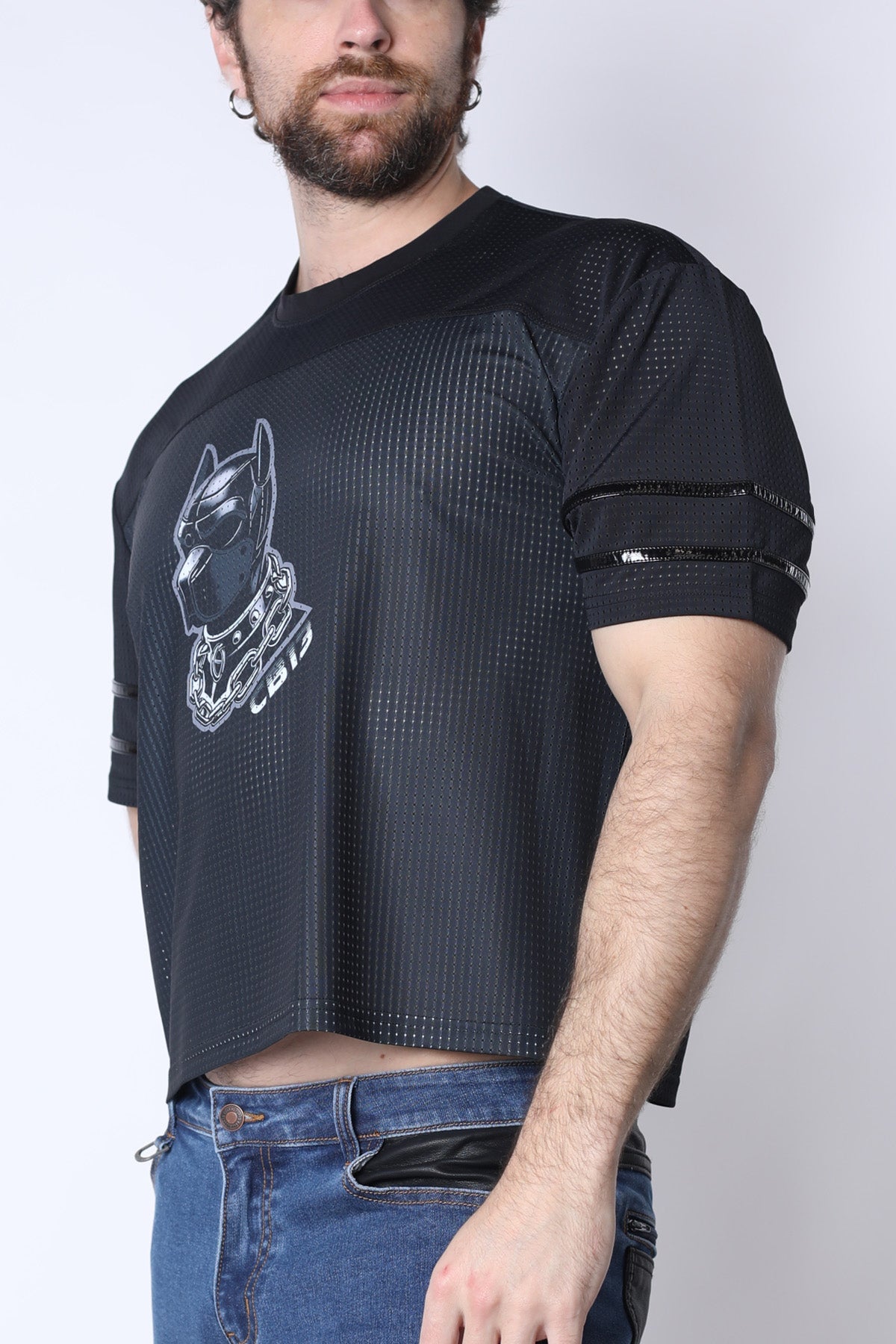 CELLBLOCK 13 Kennel Club DARK PUP Crop Top - Black