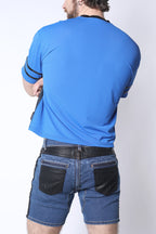 CELLBLOCK 13 Kennel Club DARK PUP Crop Top - Blue