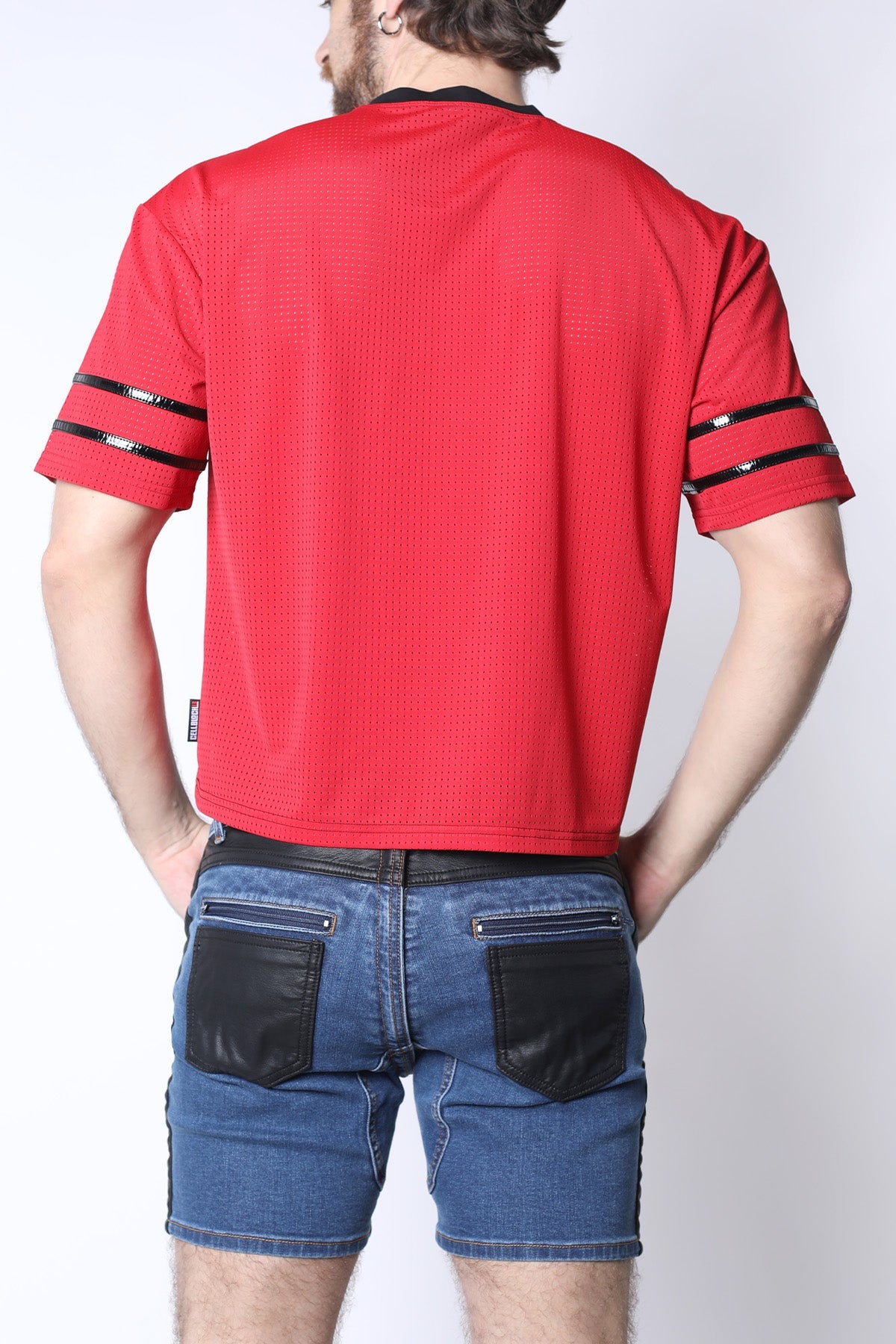 CELLBLOCK 13 Kennel Club DARK PUP Crop Top - Red