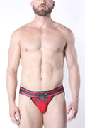 CELLBLOCK 13 Kennel Club DARK PUP Jockstrap - Red
