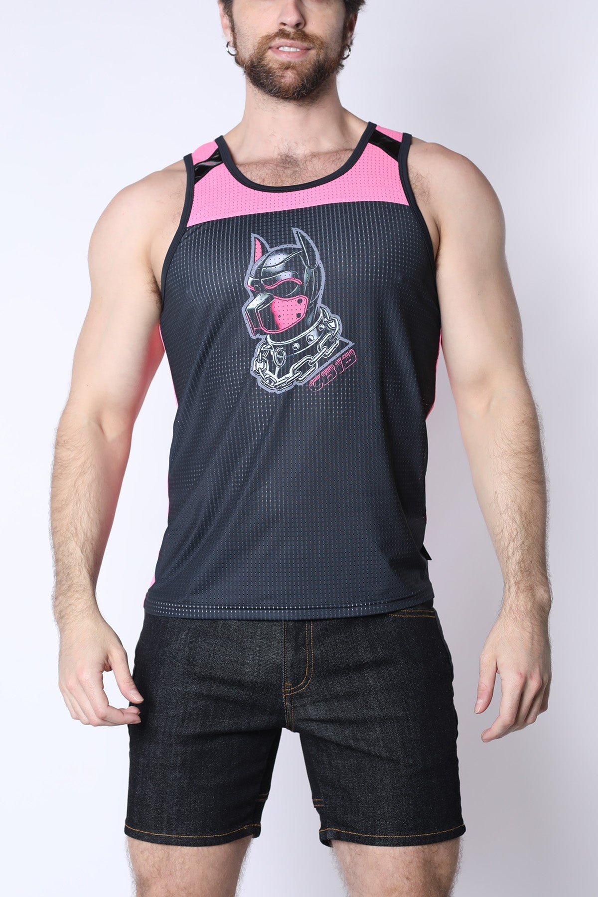 CELLBLOCK 13 Kennel Club DARK PUP Tank Top - Pink