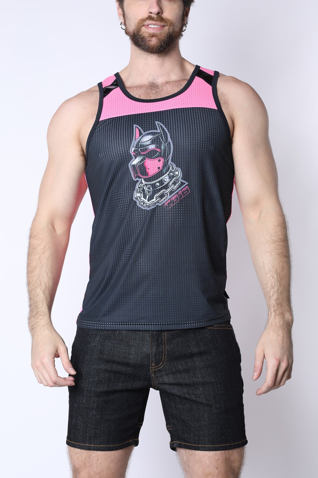 CELLBLOCK 13 Kennel Club DARK PUP Tank Top - Pink