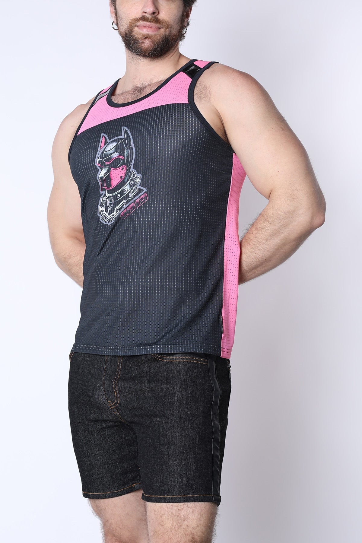 CELLBLOCK 13 Kennel Club DARK PUP Tank Top - Pink