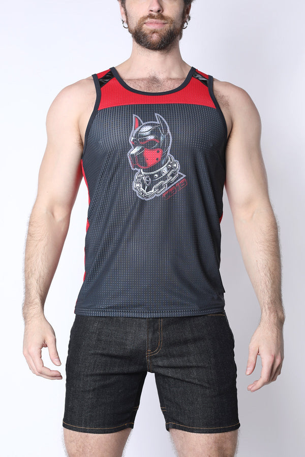 CELLBLOCK 13 Kennel Club DARK PUP Tank Top - Red