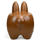 KIDROBOT ART GIANT LEATHER SMORKIN' LABBIT STOOL BY FRANK KOZIK - BROWN EDITION
