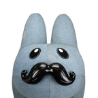 Kidrobot Art Giant Denim Happy Stache' Labbit Stool