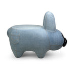 Kidrobot Art Giant Denim Happy Stache' Labbit Stool