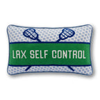 Lax Self Control Needlepoint Pillow