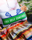 Lax Self Control Needlepoint Pillow