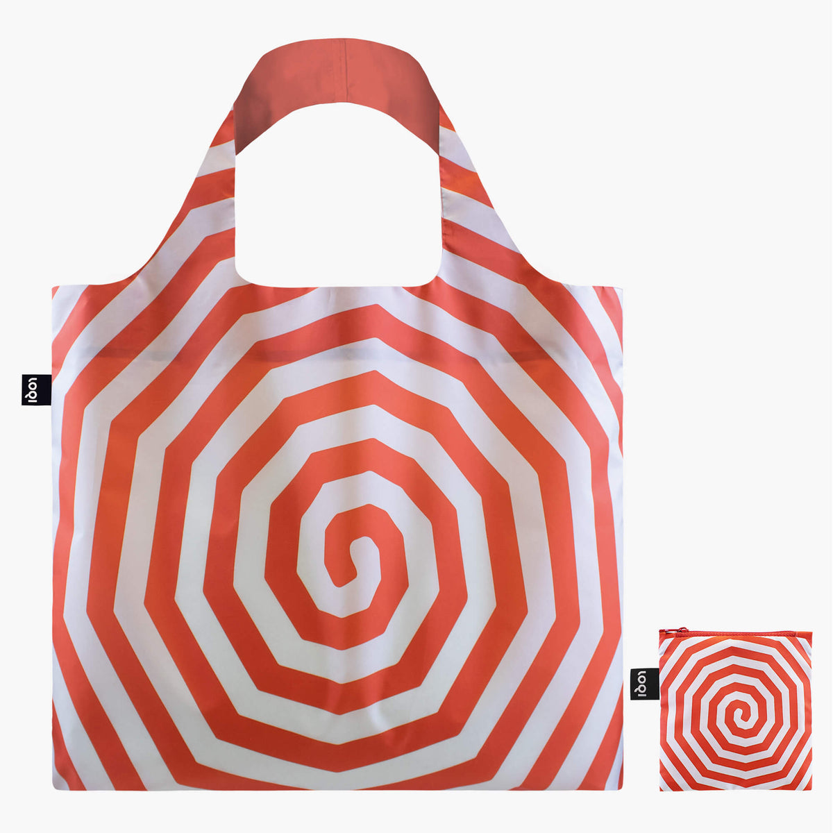 LOUISE BOURGEOIS Spirals Red Recycled Bag by LOQI