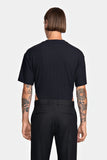 Louis Gabriel Nouchi BODY T-SHIRT IN RECYCLED RIBBED JERSEY BLACK