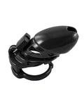 Locked In Lust The Vice Plus Chastity Cage - Black