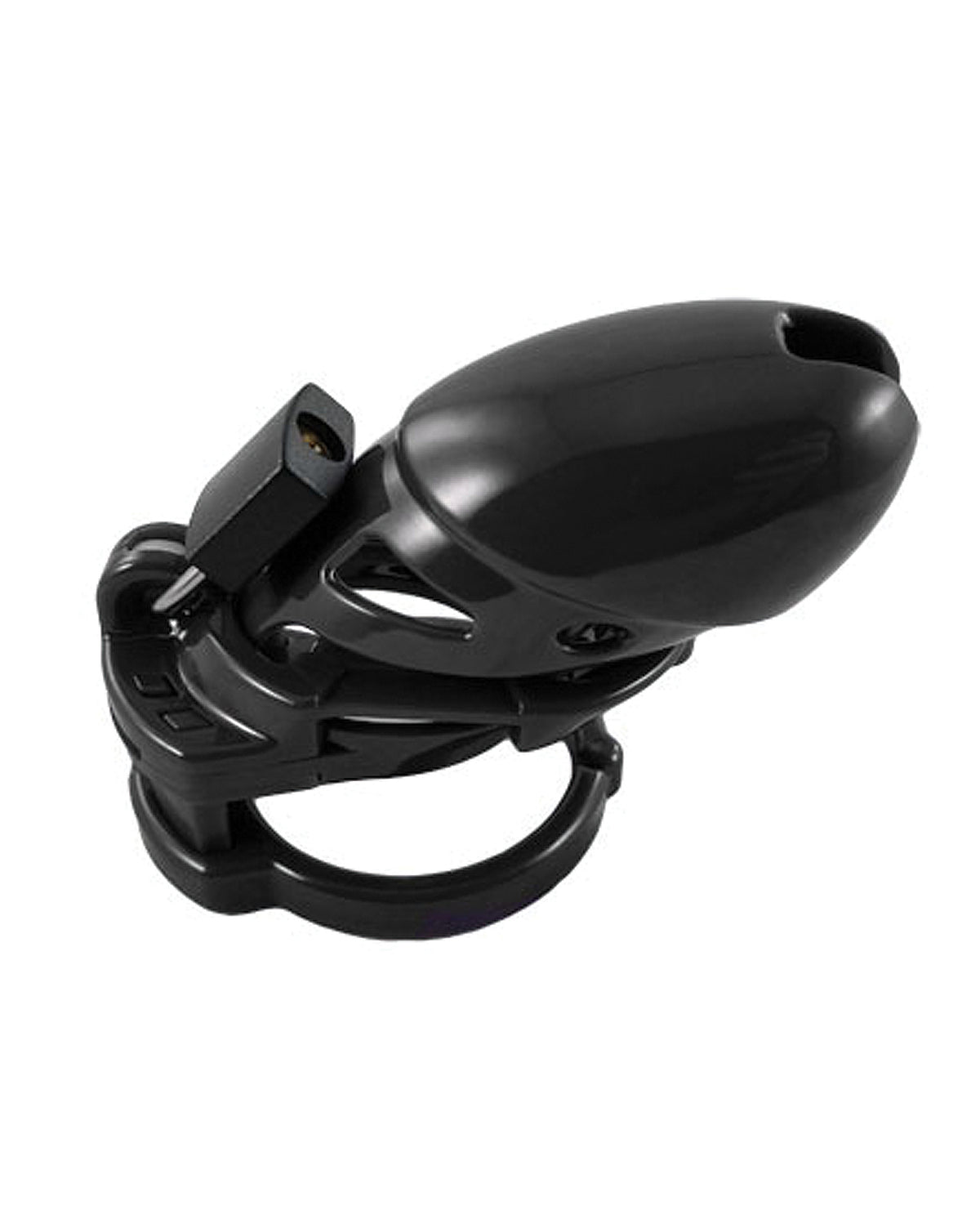 Locked In Lust The Vice Plus Chastity Cage - Black