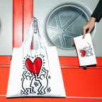 KEITH HARING Dancing Heart Reflective Bag by LOQI