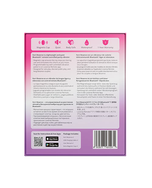 Lovense Ferri Reserve Panty Vibe Special Edition - Lavender