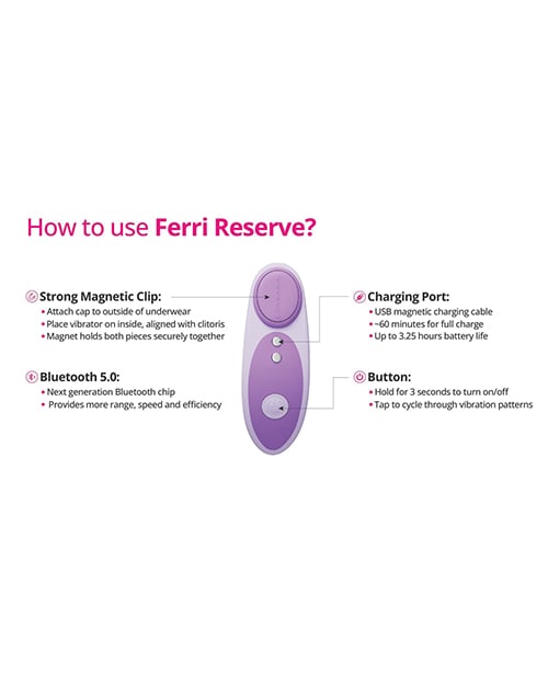 Lovense Ferri Reserve Panty Vibe Special Edition - Lavender