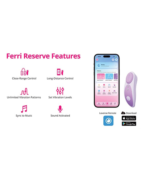 Lovense Ferri Reserve Panty Vibe Special Edition - Lavender