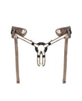 Strap On Me Leatherette Desirous Harness - Metallic Bronze