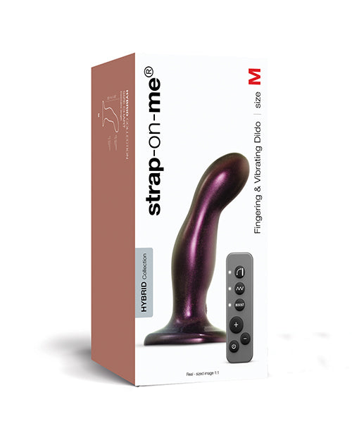 Strap On Me Fingering & Vibrating Dildo - Purple
