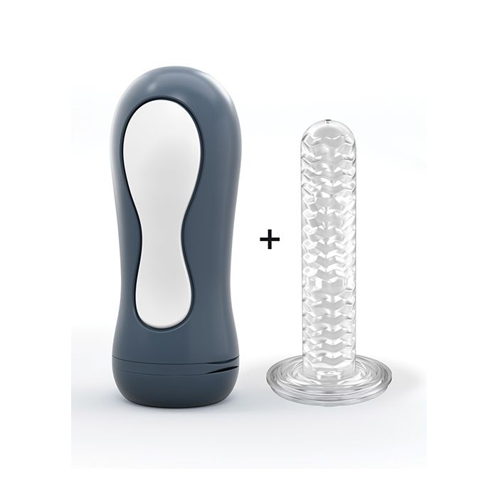Dorcel Sexpresso Press & Play Masturbator - Grey