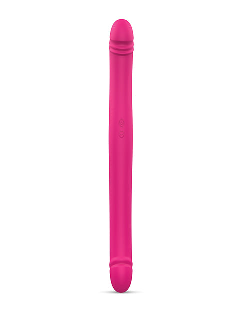 Dorcel Orgasmic Double Do 16.5" Thrusting Vibrating Double Dong - Pink