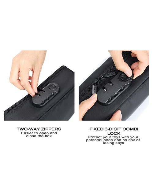Dorcel Lockable Discreet Toy Storage Box - Black