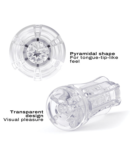 Dorcel Deep Blow Extreme Masturbator Sleeve - Clear