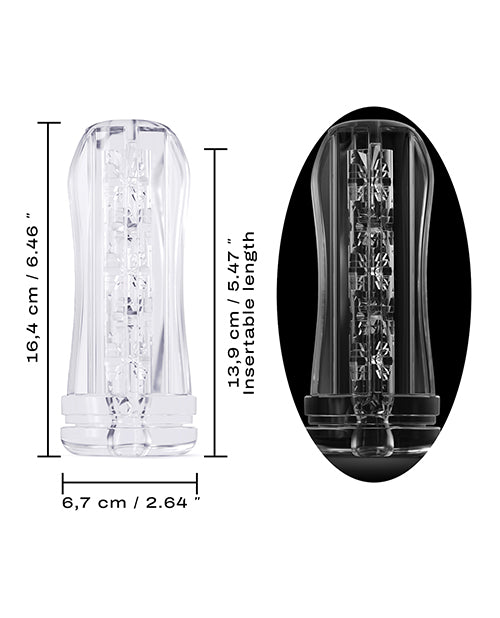 Dorcel Deep Blow Extreme Masturbator Sleeve - Clear