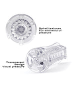 Dorcel Deep Blow Tornado Masturbator Sleeve - Clear