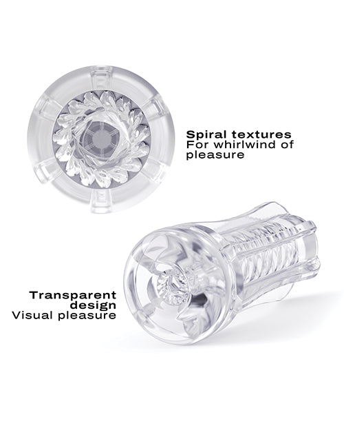 Dorcel Deep Blow Tornado Masturbator Sleeve - Clear