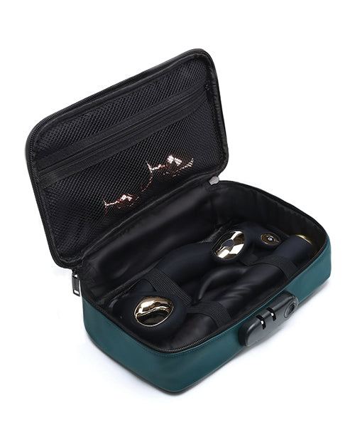 Dorcel Lockable Discreet Toy Storage Box - Luxury Green