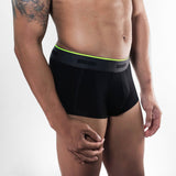 Micro Modal Low Rise Trunk - Jet Black